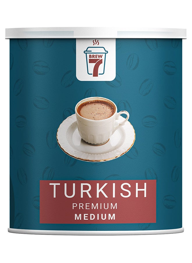 BREW7 Turkish Coffee Premium Plain Medium 200grams 