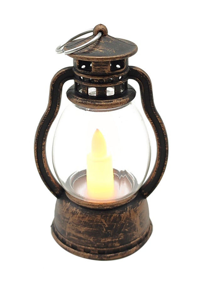 فانوس رمضان على شكل إضاءة LED كروم 9 سم - Image 1