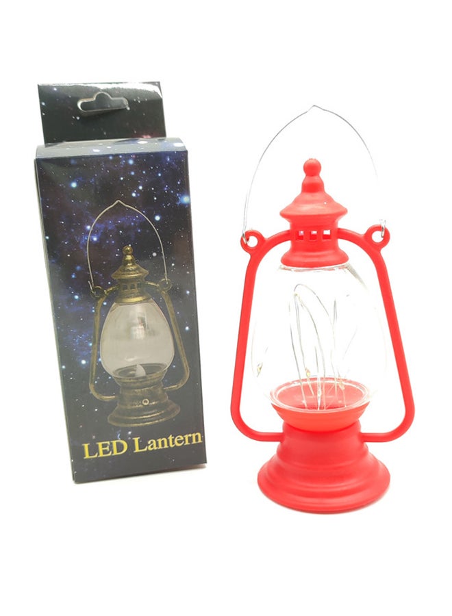 LED Lighting Lantern Red 16cm  - Image 1