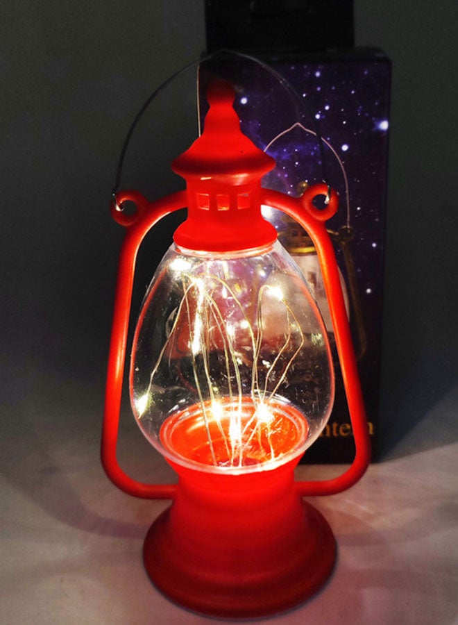 LED Lighting Lantern Red 16cm  - Image 2