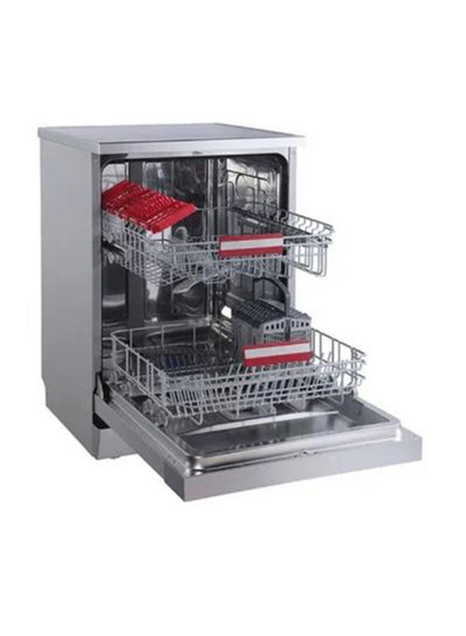Toshiba - Dish Washer With 14 Place Setting And 6 Programs DW-14F1ME(S) Silver - Image 1