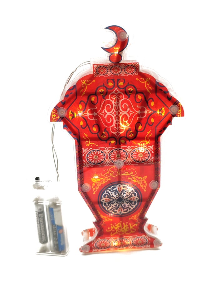 LED Lighting Ramadan Lantern Multicolour 20cm - Image 1