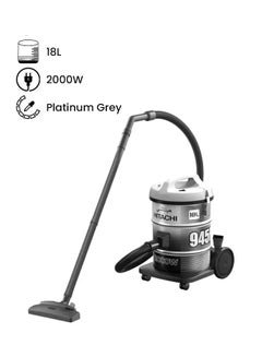 Vacuum Cleaner With Unique Design 18 L 2000 W CV-945F SS220 Platinum Grey