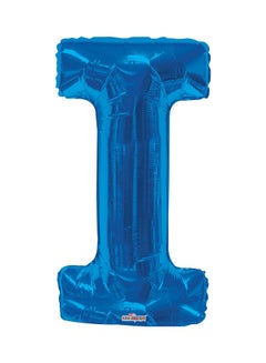 Letter I Royal Blue Shaped Balloon 34inch