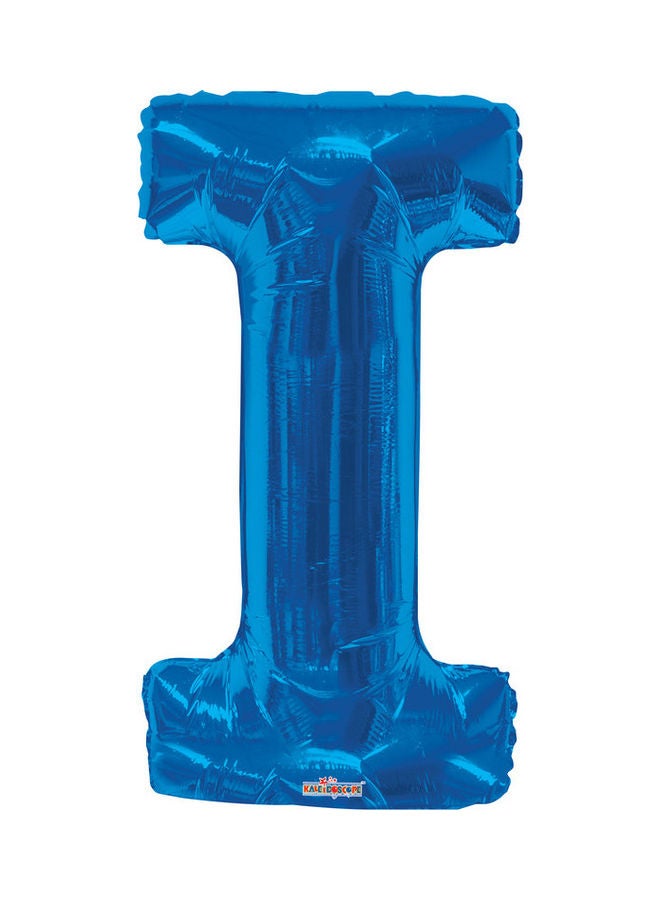 Kaleidoscope - Letter I Royal Blue Shaped Balloon 34inch - Image 1