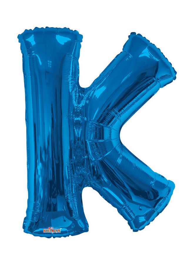 كلايدوسكوب - بالون على شكل حرف K باللون الأزرق الملكي - Image 1