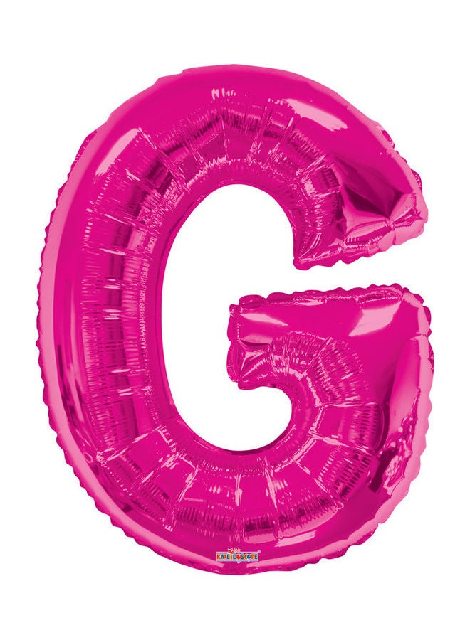 Letter G Magenta Shaped Balloon 34inch - v1648579433/N53003410A_1