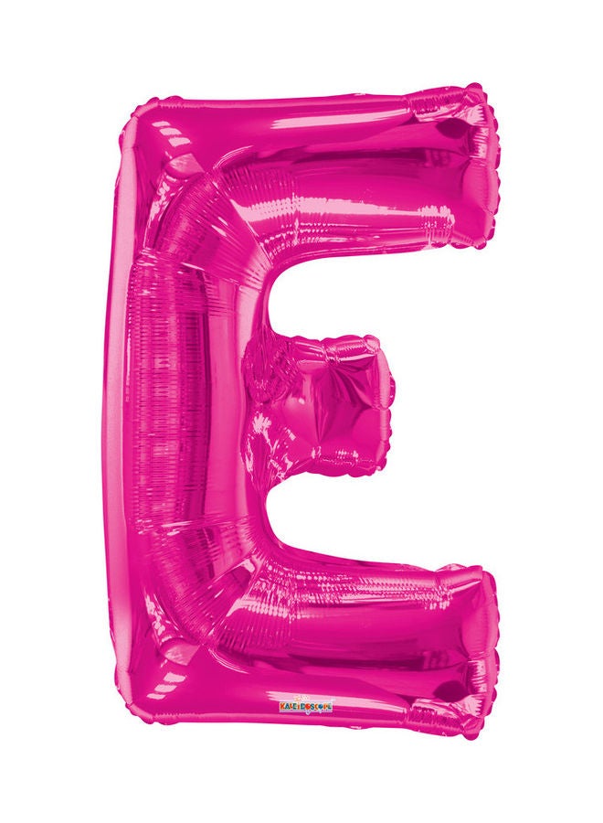 Letter F Magenta Shaped Balloon