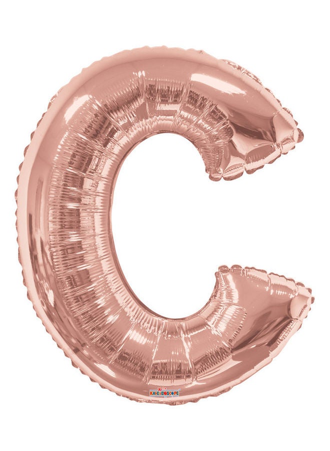 Letter C Rose Gold Shaped Balloon - v1648579434/N53003427A_1