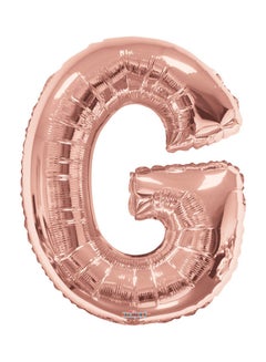 Kaleidoscope Letter G Rose Gold Shaped Balloon 