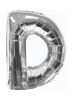 Kaleidoscope Letter D Silver Shape Balloon 34inch 