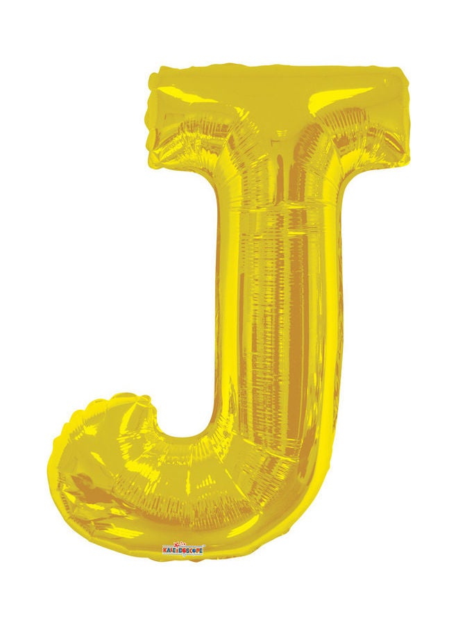 بالون ذهبي على شكل حرف J