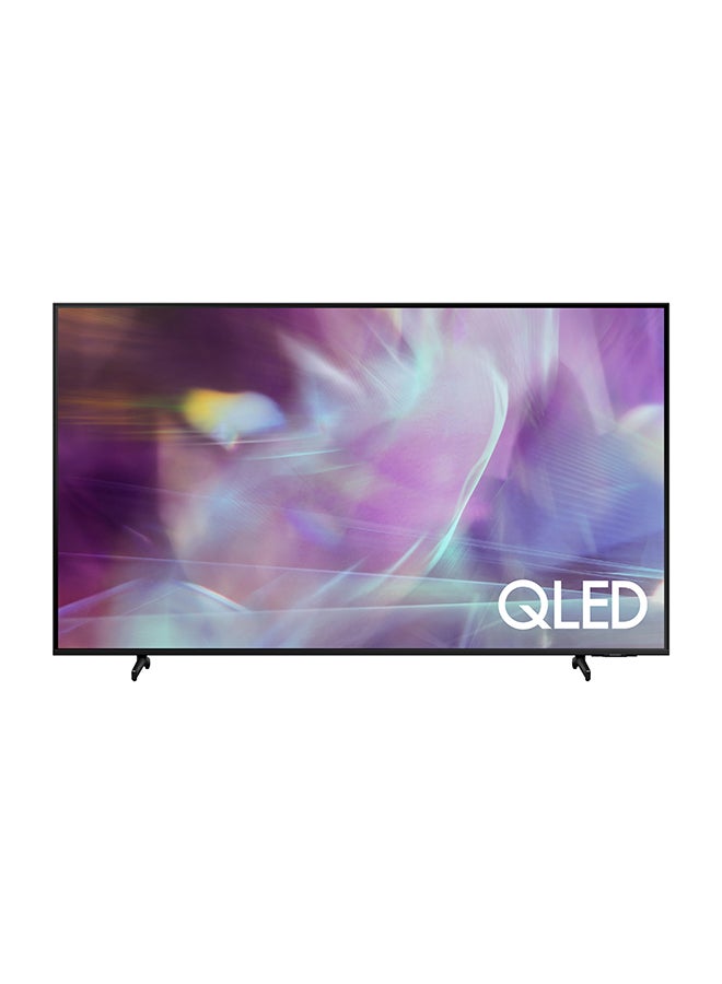 Samsung - 85-Inch Class QLED Q60A Series - 4K UHD Dual QLED Quantum HDR Smart TV with Alexa Built-in ( 2021 Model) QA85Q60ABUXUM Black - Image 1