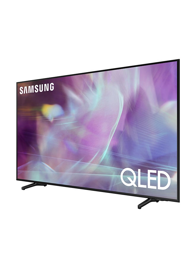 Samsung - 85-Inch Class QLED Q60A Series - 4K UHD Dual QLED Quantum HDR Smart TV with Alexa Built-in ( 2021 Model) QA85Q60ABUXUM Black - Image 1