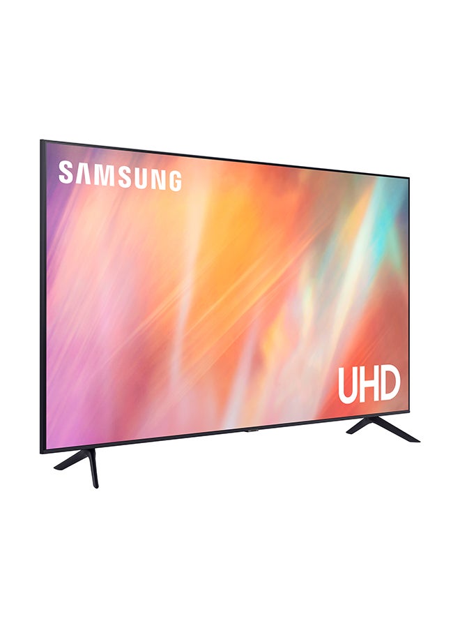 Samsung - 50 Inch 4K UHD Smart LED TV, HDR Crystal Processor 4K With Tizen OS, 60 Hz Refresh rates and Built-In Receiver Model (2021). UA50AU7000UXUM Black - Image 1