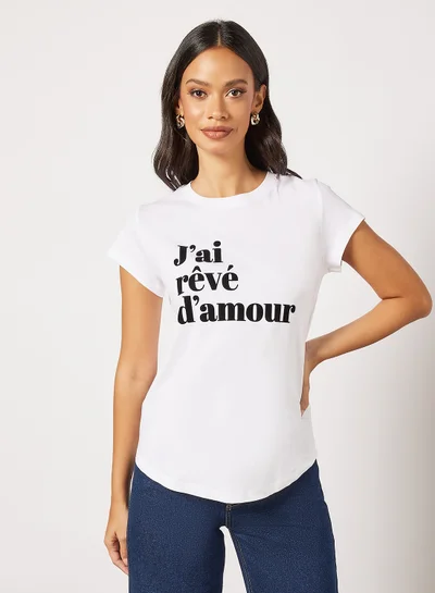 ZADIG & VOLTAIRE Woop I Dream Of Love T-Shirt White