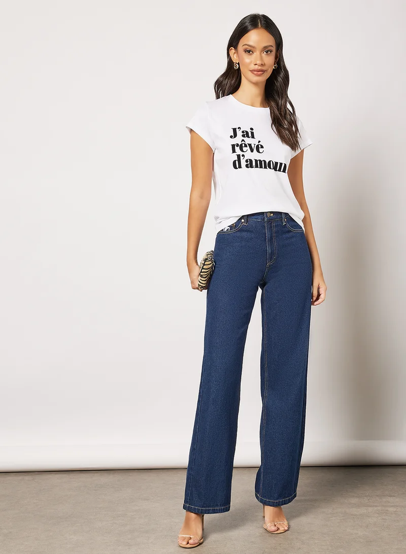 ZADIG & VOLTAIRE Woop I Dream Of Love T-Shirt White