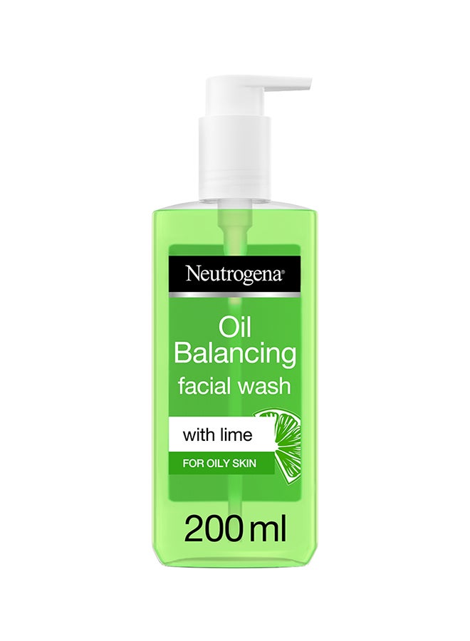 Neutrogena - Oil Balancing Facial Wash Green 200ml - Image 1