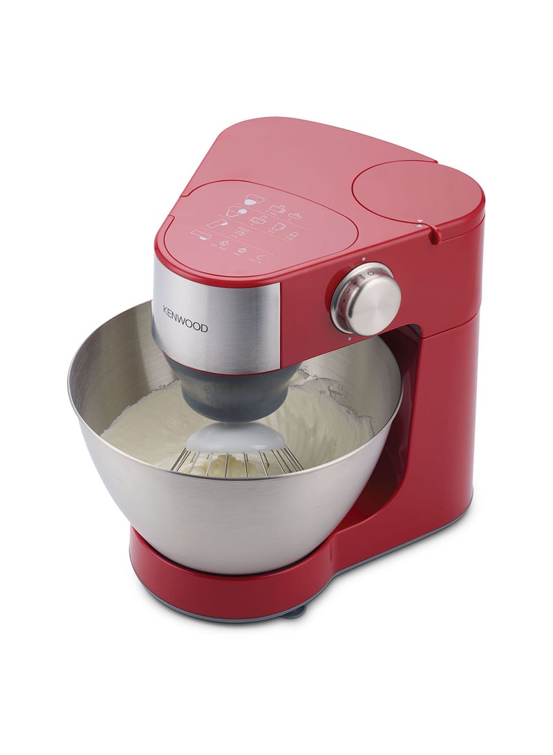 Kenwood Stand Mixer Kitchen Machine Prospero  With  Stainless Steel Bowl, K-Beater, Whisk, Dough Hook, Glass Blender, Food Processor, Meat Grinder, Juicer, Citrus Juicer 4.3 L 900 W KM241002 Red - v1648629407/N11042233A_3