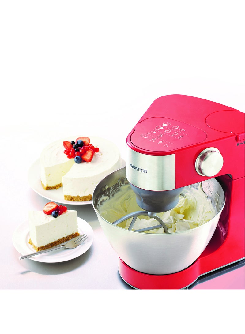 Kenwood Stand Mixer Kitchen Machine Prospero  With  Stainless Steel Bowl, K-Beater, Whisk, Dough Hook, Glass Blender, Food Processor, Meat Grinder, Juicer, Citrus Juicer 4.3 L 900 W KM241002 Red - v1648629410/N11042233A_5