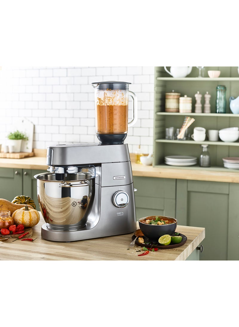 KENWOOD - Kitchen Machine, Stainless Steel Bowl, Prospero 11 Attachments, Glass Blender, Meat Grinder, Food Processor, Citrus Juicer, Multi Mill, Weighing Scale, 6.7 L 1700 W KVL8472 Silver - Image 1