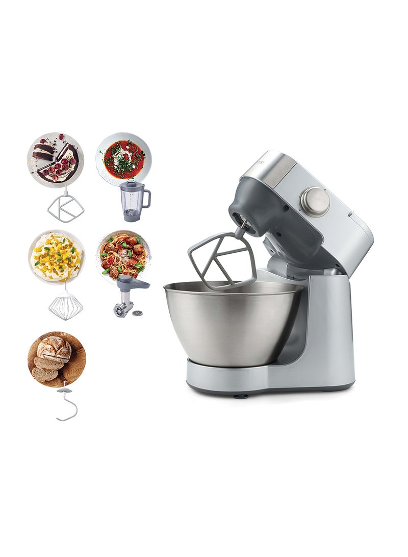 KENWOOD Kenwood Stand Mixer Kitchen Machine Prospero  With  Stainless Steel Bowl, K-Beater, Whisk, Dough Hook, Blender, Meat Grinder 4.3 L 900.0 W KM281SI Grey/Silver  - Image 1