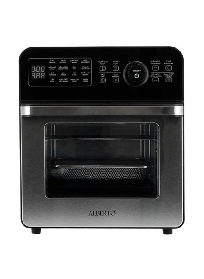 ألبرتو فرن مزود بمقلاة هوائية 14 L 1700 W 100110921 فضي  - Image 1