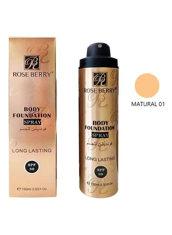 ROSE BERRY - Body Foundation Spray Natural 01 - Image 1
