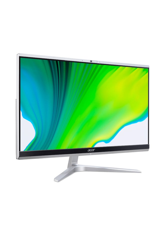 Aspire AIO C24-1651 DQ.BG9EM.009 Desktop With 23.8-Inch FHD Display, Core i5-1135G7 Processor / 8GB RAM / 512GB SSD / 2GB NVIDIA GeForce MX450 Graphics / Win11 Home / English/Arabic Silver/Black - v1648632202/N52894671A_3