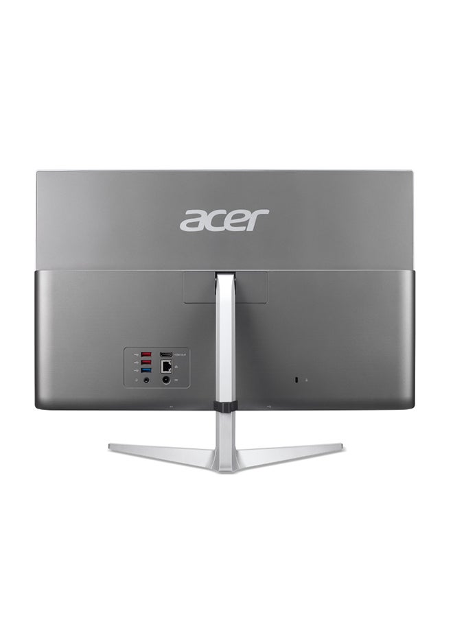 Acer - Aspire C27-1655-DQ. BGFEM. 009 Desktop With 27-Inch FHD Display, Core i7-1165G7 Processor / 8GB RAM / 512GB SSD / 2GB NVIDIA Geforce MX330 Graphics / Win11 Home / English/Arabic Silver/Black - Image 1