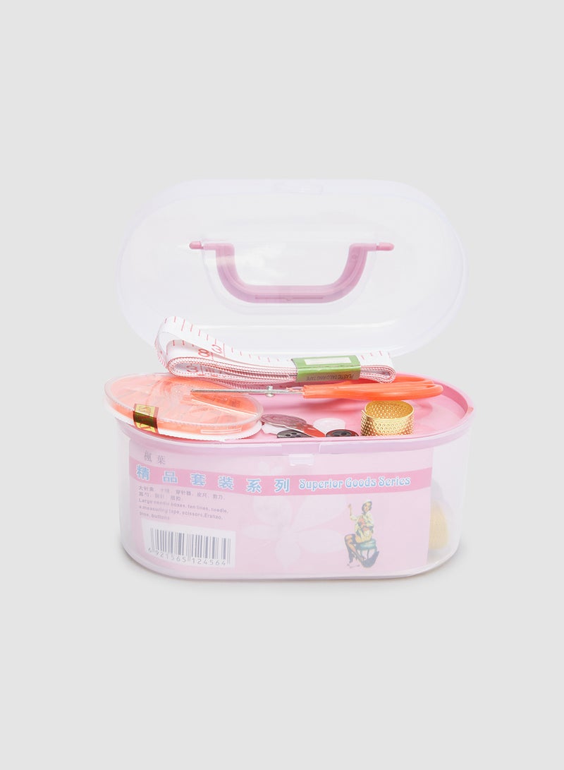 Portable Mini Sewing Box With Needle Threads Sewing Kits Multicolour - Image 1