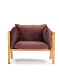 Switch 1 Seater Arm Chair - Upholstered Fabric Brown 900 x 700 x 630mmmm  - Image 1