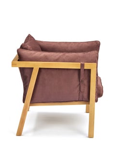 Switch 1 Seater Arm Chair - Upholstered Fabric Brown 900 x 700 x 630mmmm  - Image 2
