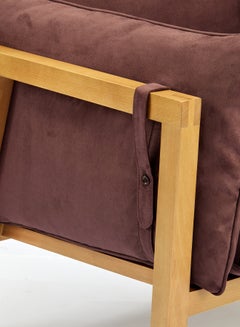 Switch 1 Seater Arm Chair - Upholstered Fabric Brown 900 x 700 x 630mmmm  - Image 5