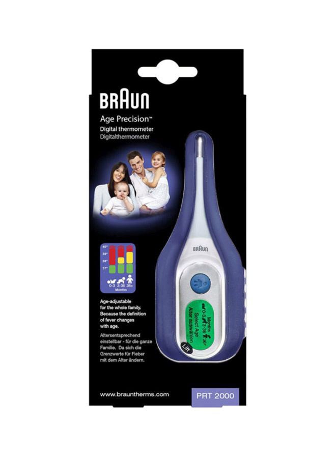 BRAUN - Highly Accurate Digital Age Precision Thermometer With Fever Alarm Color Coded LCD - Image 1