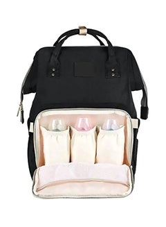 Generic Stylish Maternity Multi-Functional Large Capacity Durable Baby Diaper Bag Backpack- Black  - Image 2