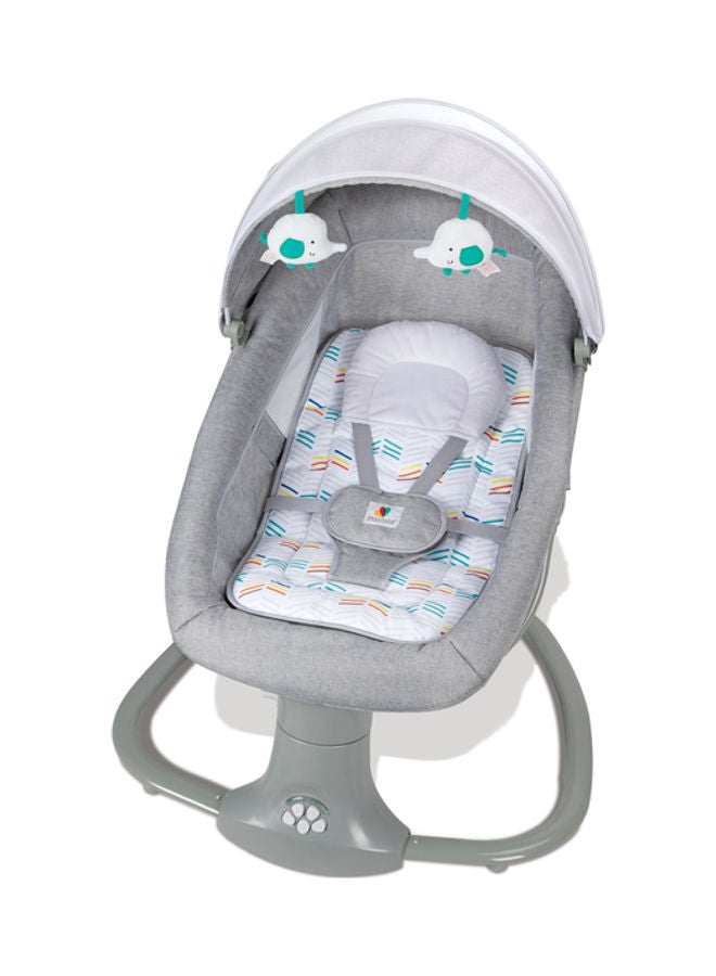 3-In-1 Deluxe Multifunctional Baby Swing Bassinet Cardle For Newborn - Grey - v1648644092/N48015771A_1