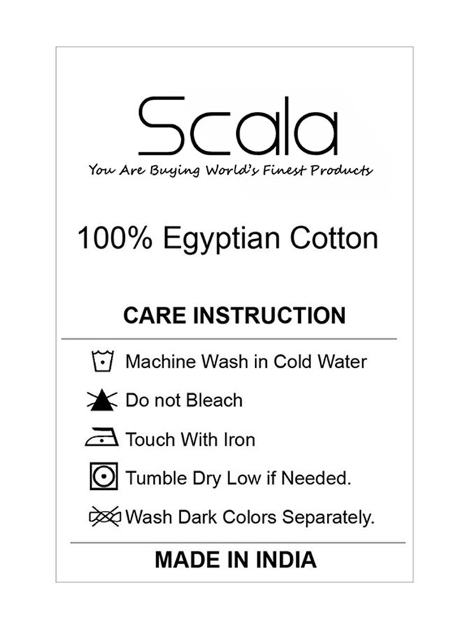 Scala 3-Piece Set 400 Thread Count Fitted Sheet and 2 Pillow Cover Super King Size 100% Cotton Brick Red Solid 200x180cm  - Image 5