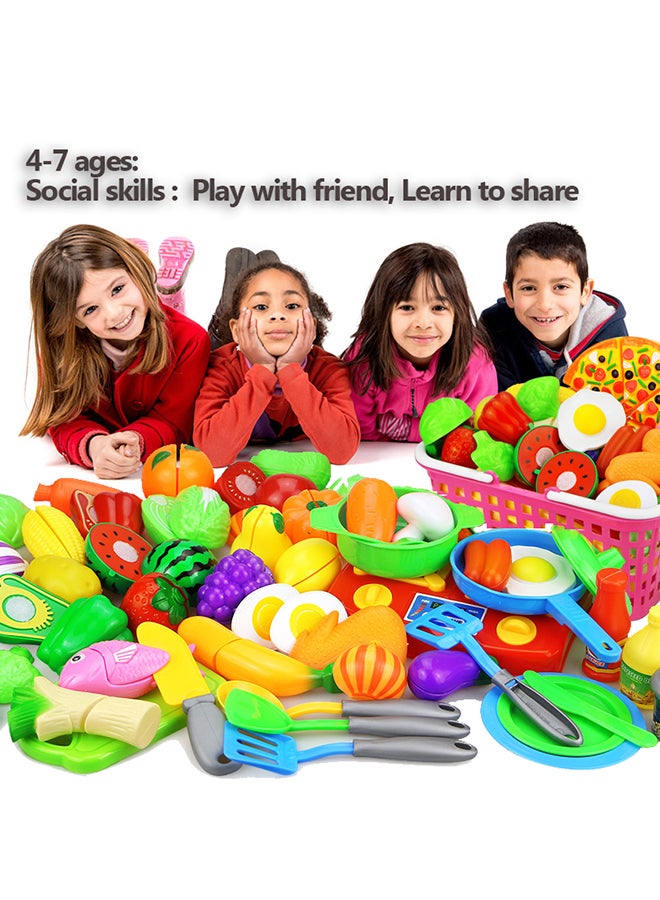 CYTHERIA - 25-pieces Creative Kitchen Pretend Play Toy Set With Non-toxic Material for Kids 12x12x10cm - Image 1