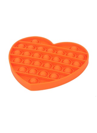 Silicone Heart Shape Stress Relief Bubble Sensory Fidget And Squeeze Toy - v1648653076/N43130933A_1