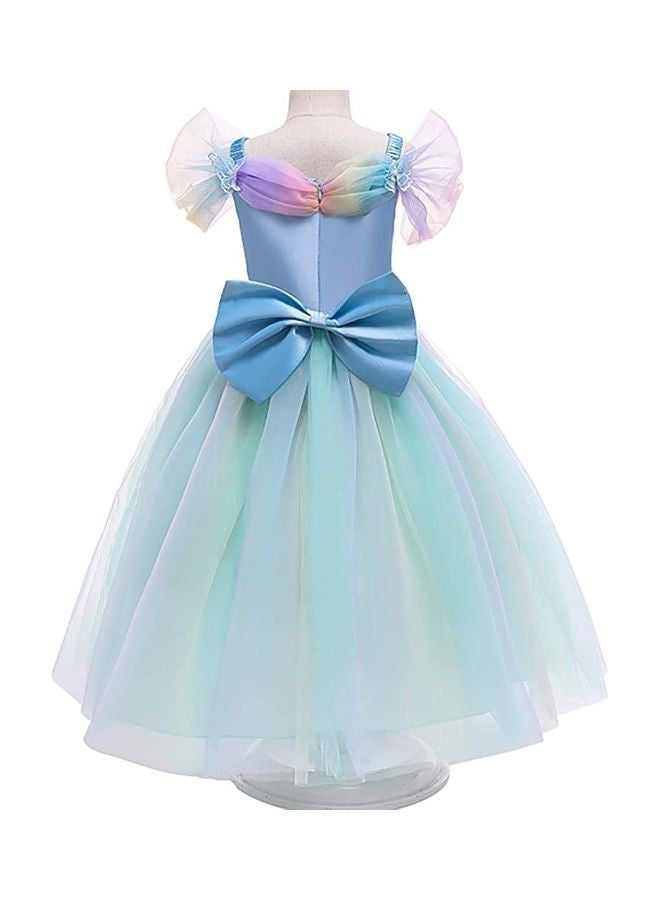 XiuWoo - Adorable Princess Fancy Party Dress Costume With Accessories Set for Girls 140cm - Image 1
