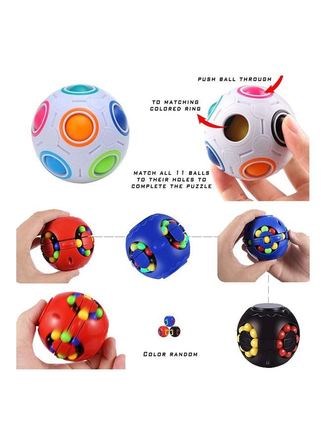 XiuWoo 40-Piece Non-Toxic Silicone Sensory Squeeze Stress Relief Fidget Squishy Toy Set - Image 2