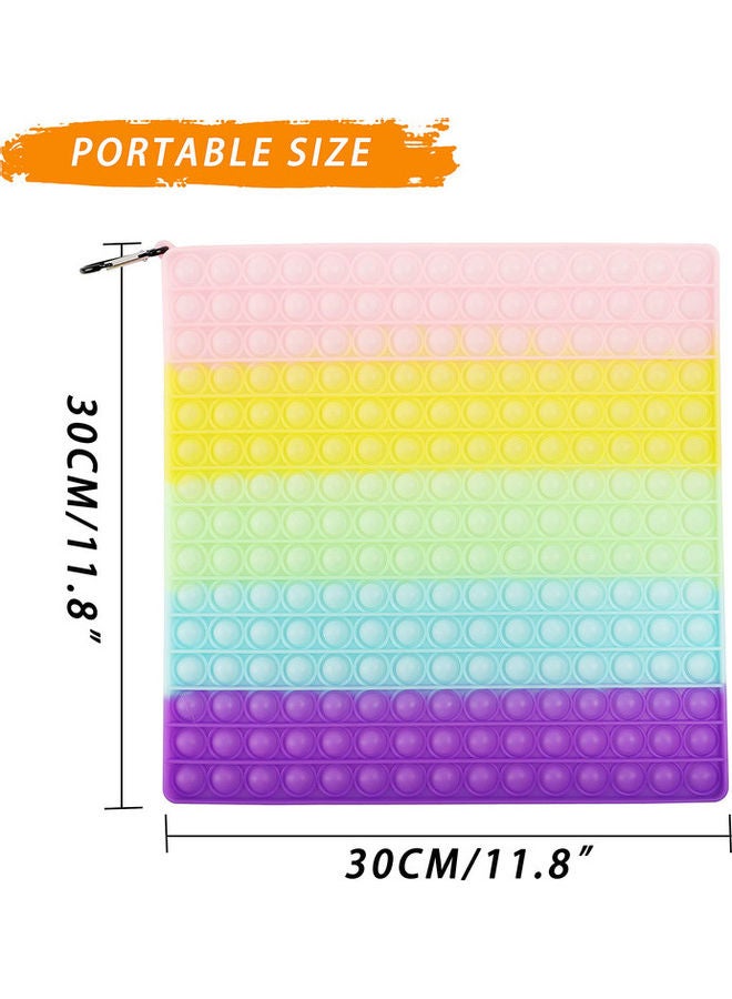 XiuWoo Glow In The Dark Push Bubble Stress Relieve Fidget Toy for Kids and Adults - Image 3