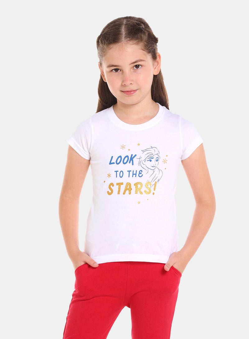 NEON Neon Frozen 2 T-Shirt Bright White  - Image 1