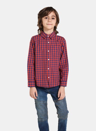 Red/Blue Multicolour Checks