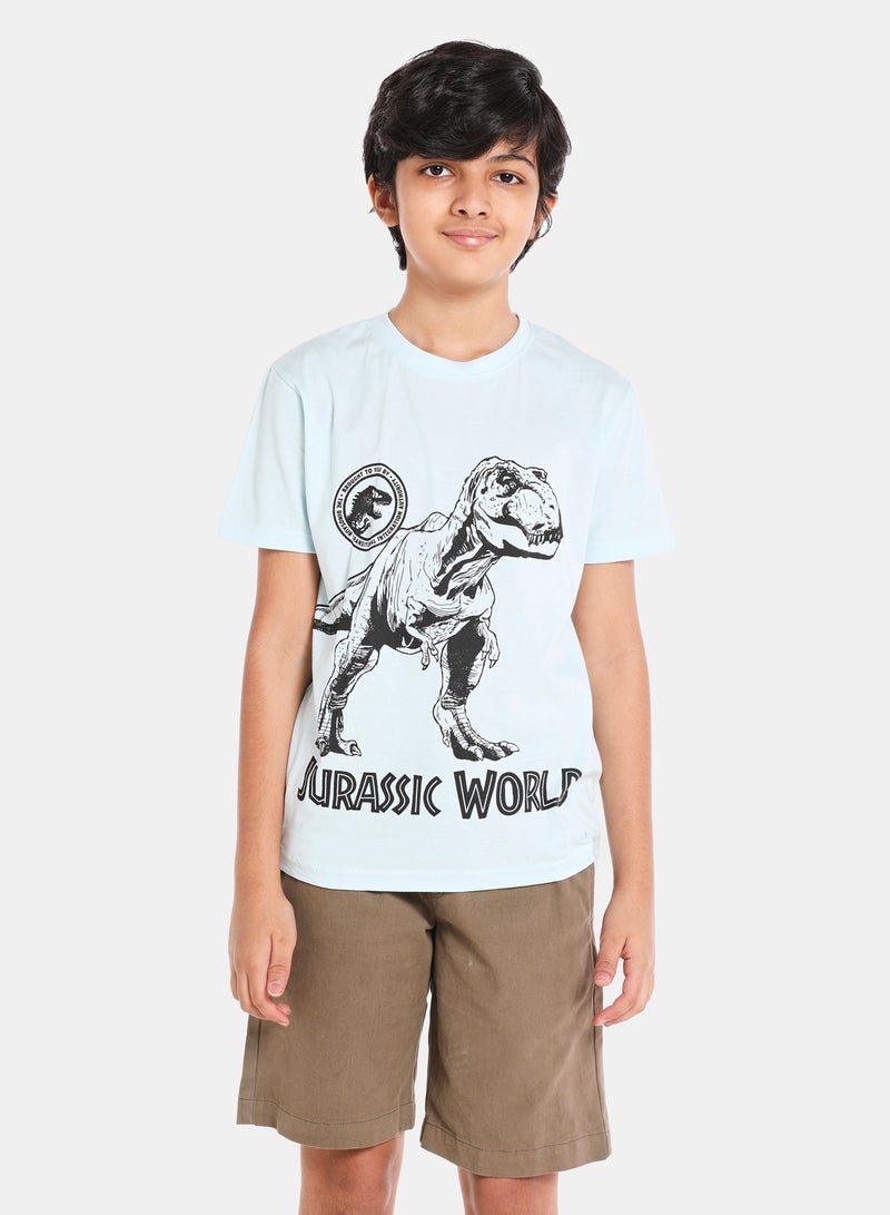 NEON Neon Jurassic World T-Shirt Powder Blue  - Image 1