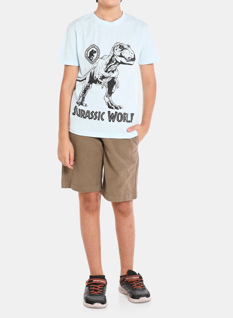 NEON Neon Jurassic World T-Shirt Powder Blue  - Image 3