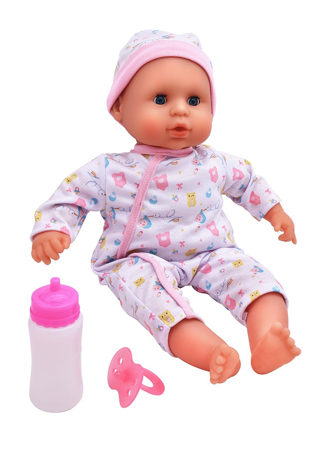 dolls world - Baby Joy Soft Bean Bodied Doll 18+ Months 38cm - Image 1