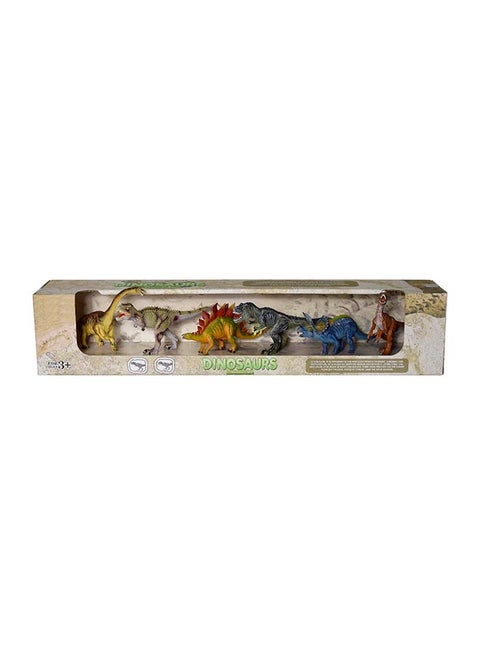 Movable Joint Dino Figures Playset - Suitable for 3 years And Above. 49.50 x 10 x 9.50cm