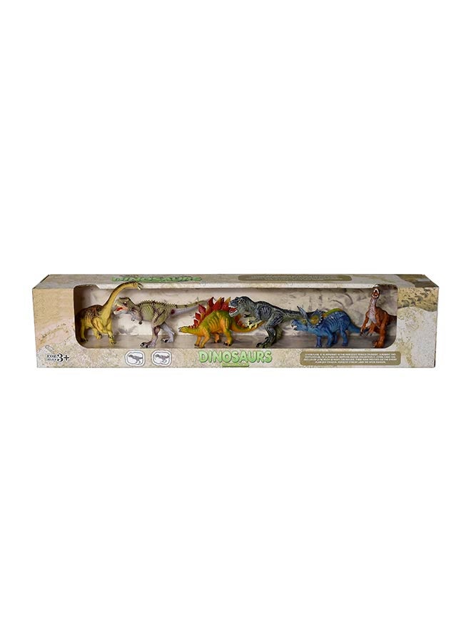 DinoMight - Movable Joint Dino Figures Playset - Suitable for 3 years And Above. 49.50 x 10 x 9.50cm - Image 1